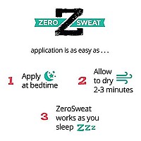 ZeroSweat Antiperspirant Deodorant clinical Strength Hyperhidrosis Treatment - Reduces Armpit Sweat 12 FlOz