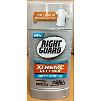 Right Guard Xtreme Defense 5, Arctic Refresh Antiperspirant Solid, 26 Ounces Each, Twin Pack