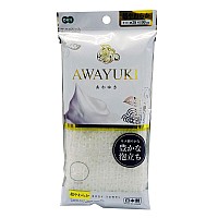 Japan Health and Personal Care - Ohe Light Snowfall Nylon Towel Ultra Soft White *AF27*