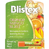 Blistex Orange Mango Blast Lip Balm Vitamins C E Bulk Lip Balm Super Smooth Moisturization Refreshing Flavored Lip Hydrati