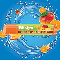 Blistex Orange Mango Blast Lip Balm Vitamins C E Bulk Lip Balm Super Smooth Moisturization Refreshing Flavored Lip Hydrati