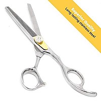 Equinox International, Professional Hair Scissors, Japanese Stainless Steel-Barber Hair Cutting Texturizing Thinning Razor Edge Series Teeth Shears for Men/Women/Kids/Salon & Home-6.5