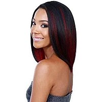 BobbiBoss Lace Front Wig - MLF-74 COPPER (1B - OFF BLACK)