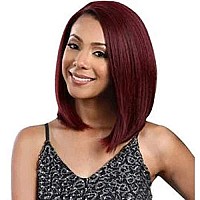 BobbiBoss Lace Front Wig - MLF-74 COPPER (1B - OFF BLACK)