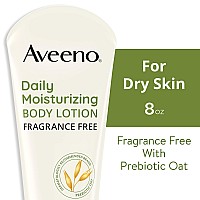 Aveeno Daily Moisturizing Body Lotion Fragrancefree 8 Fl Oz