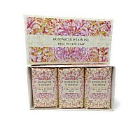 Greenwich Bay Trading Co. Shea Butter Soap, 12.9 Ounce, Rosewater & Jasmine, 3 Pack