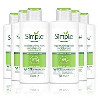 6 x Simple Kind to Skin Replenishing Rich Moisturiser 125ml