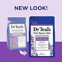 Dr Teal's Epsom Salt Soaking Solution, Soothe & Sleep, Lavender, 3lbs (Packaging May Vary)