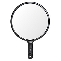 Diane Hand Mirror Standard 1X Magnification Hand Held Mirror Single Sided Vanity Makeup Mirror For Women Men Salon Barber