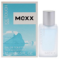 Mexx Ice Touch Woman Eau de Toilette, 0.5 oz Spray