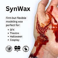 Mehron Makeup Synwax Firm Modeling Wax For Special Fx Scar Wax Sfx Makeup For Fake Scars Fake Wounds Halloween Effects