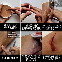 Mehron Makeup Synwax Firm Modeling Wax For Special Fx Scar Wax Sfx Makeup For Fake Scars Fake Wounds Halloween Effects