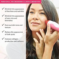 Pmd Microderm Classic Home Microdermabrasion Kit For Face Exfoliating Crystals And Suction Help Circulation To Boost Collage