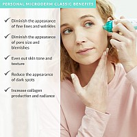 Pmd Microderm Classic Home Microdermabrasion Kit For Face Exfoliating Crystals And Suction Help Circulation To Boost Collage