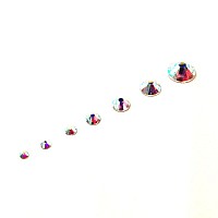 Crystal-Wholesale Swarovski 2058/2088 Crystal Nail Art Mixed Flatbacks Rhinestones, Crystal AB (001 AB)