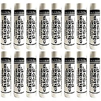 Chicken Poop Lip Balm Simone Chickenbone 100% Natural Moisturizer for Dry, Chapped Lips, 0.15 oz, (Original), Pack of 16