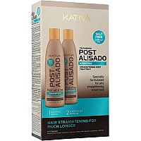 Kativa Tech Post Relaxer Kit X 2 Units (Shampoo + conditioner 250 Ml Ml) by KATIVA