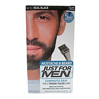 Just For Men Color Gel Mustache Beard M55 Real Black 1 Each Pack Of 2