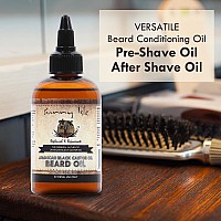 Sunny Isle Jamaican Black Castor Oil Beard Oil 4Oz Conditioning Growth Oil For Thicker Facial Hair Softens Strengthens Bear