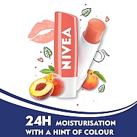 Nivea Lip Balm - Fruity Shine PEACH -Pack of 1