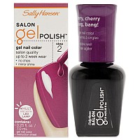 Sally Hansen Gel Polish Nail Lacquer, Cherry Bang, 0.14 Fl