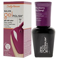 Sally Hansen Gel Polish Nail Lacquer, Cherry Bang, 0.14 Fl