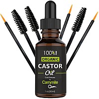 Organic Castor Oil - For Hair, Eyelashes, and Eyebrows Growth 1 oz 30ml