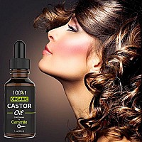 Organic Castor Oil - For Hair, Eyelashes, and Eyebrows Growth 1 oz 30ml