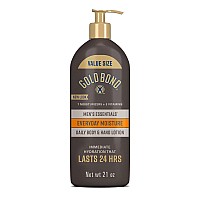 Gold Bond Mens Essentials Everyday Moisture Daily Body Hand Lotion 21 Oz With Vitamin C