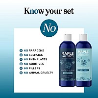 Sulfate Free Shampoo And Conditioner Hard Water Hair Treatment With Five Mint Essential Oils For Replenishing Hydration And Sh