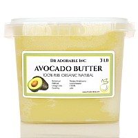 Dr Adorable 3 Lb Avocado Butter Refined Pure Natural Organic Raw