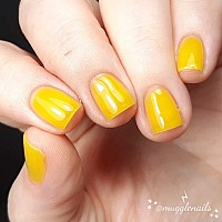 Aimeili Soak Off U V Led Neon Yellow Gel Nail Polish Neon Canary Translucent Yellow 052 10Ml