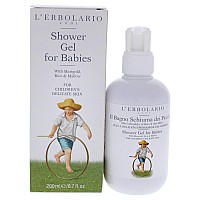 L'Erbolario Baby Shower Gel, 6.7 Oz, Cranberry