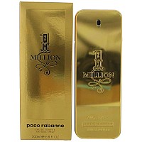 1 Million By Paco Rabanne Mens Eau De Toilette Spray 68 Fl Oz 100 Authentic