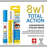 Eveline cosmetics Multi-purpose Eyelash Serum Total Action 8 in 1, 033 Fluid Ounce