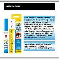 Eveline cosmetics Multi-purpose Eyelash Serum Total Action 8 in 1, 033 Fluid Ounce