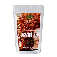 1 Pack Of Red/Orange Henna Hair & Beard Color/Dye 100 Grams - Natural Hair Color, Plant-based Hair Dye - The Henna Guys