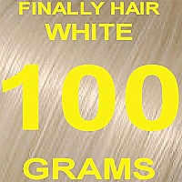 Finally Hair Hair Fiber Refill 100 Grams For Hair Loss Concealing By Finally Hair White