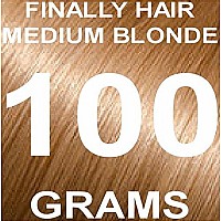 Finally Hair Building Fiber Refill 100 Grams Medium Blond Hair Loss Concealer By Finally Hair Light Medium Blonde