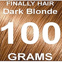 Finally Hair Building Fiber Refill Dark Blonde 100 Grams Hair Loss Concealer By Finally Hair Dark Blonde