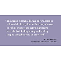 Maria Nila Sheer Silver Shampoo 118 Fl Oz Neutralizes Golden Shades Violet Pigments Gives Cool Tone 100 Vegan Sulfatepa