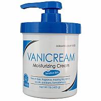 Vanicream Moisturizing Skin cream with Pump Dispenser 1 Lb (453 g)