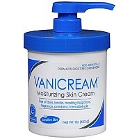 Vanicream Moisturizing Skin cream with Pump Dispenser 1 Lb (453 g)