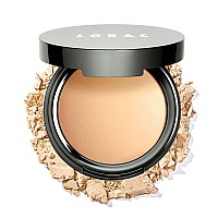 Lorac Porefection Baked Perfecting Setting Powder Medium Beige Powder Foundation Makeup Setting Powder