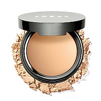 Lorac Porefection Baked Perfecting Setting Powder Medium Tan Powder Foundation Makeup Face Powder