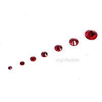 LIgHT SIAM (227) red 144 pcs Swarovski 20582088 crystal Flatbacks red rhinestones nail art mixed with Sizes ss5, ss7, ss9, ss12, ss16, ss20, ss30