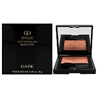 GA-DE Idyllic Soft Satin Blush Powder, Fresh Nude, 0.28