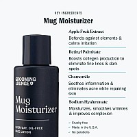 Grooming Lounge 3 oz Oil-Free Moisturizer Face Lotion