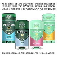 Mitchum Womens Deodorant, Antiperspirant Stick, Triple Odor Defense Gel, 48 Hr Protection, Shower Fresh, 34 Oz (Pack Of 2)