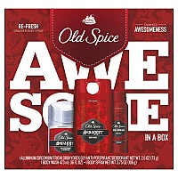 Old Spice Swagger Antiperspirant And Deodorant Wash Body Spray Gift Pack